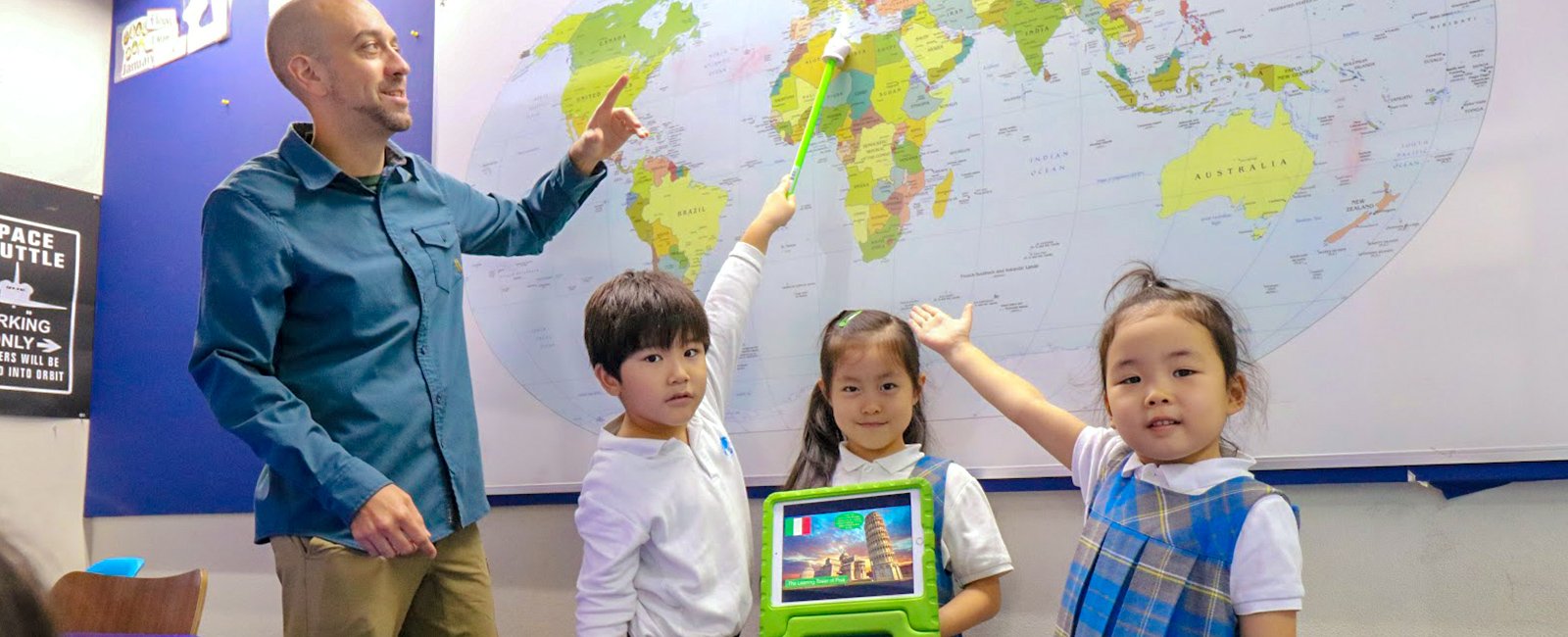 世界に通用する英語力と人格を備えた子供を育成します。